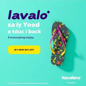 pontos na Havaianas